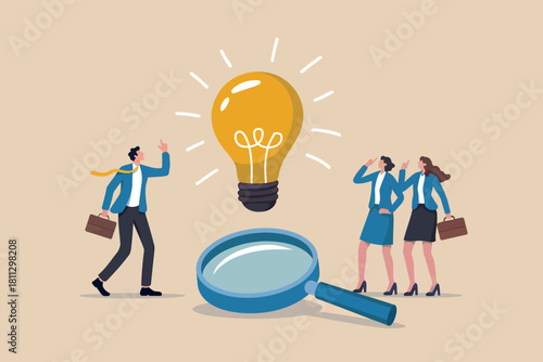 Business professionals exploring new ideas, innovation, and solutions.