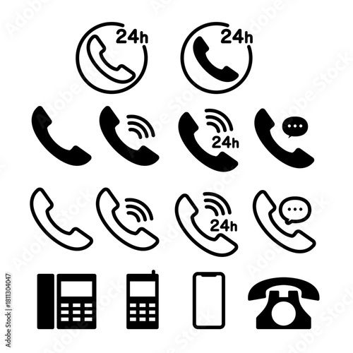 電話アイコンセット