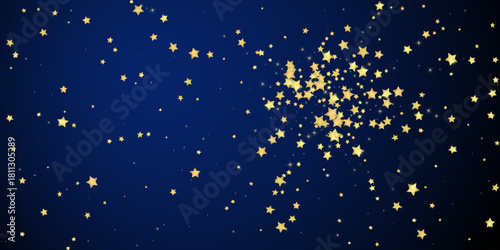 Magic stars vector overlay.  Gold stars scattered