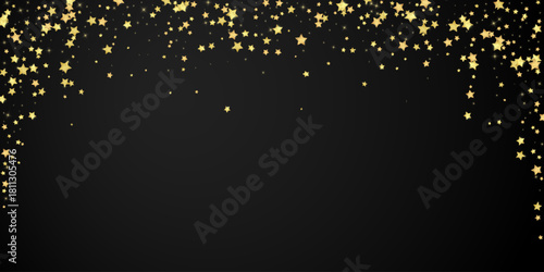 Magic stars vector overlay.  Gold stars scattered