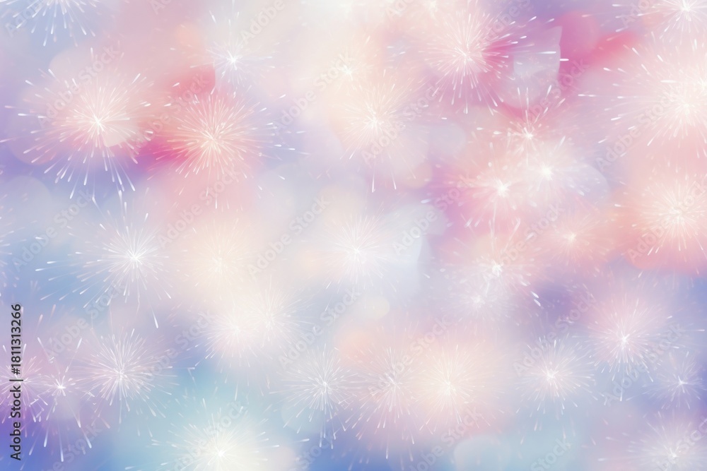 Fototapeta premium New year fireworks shape pattern bokeh effect background backgrounds illuminated celebration.