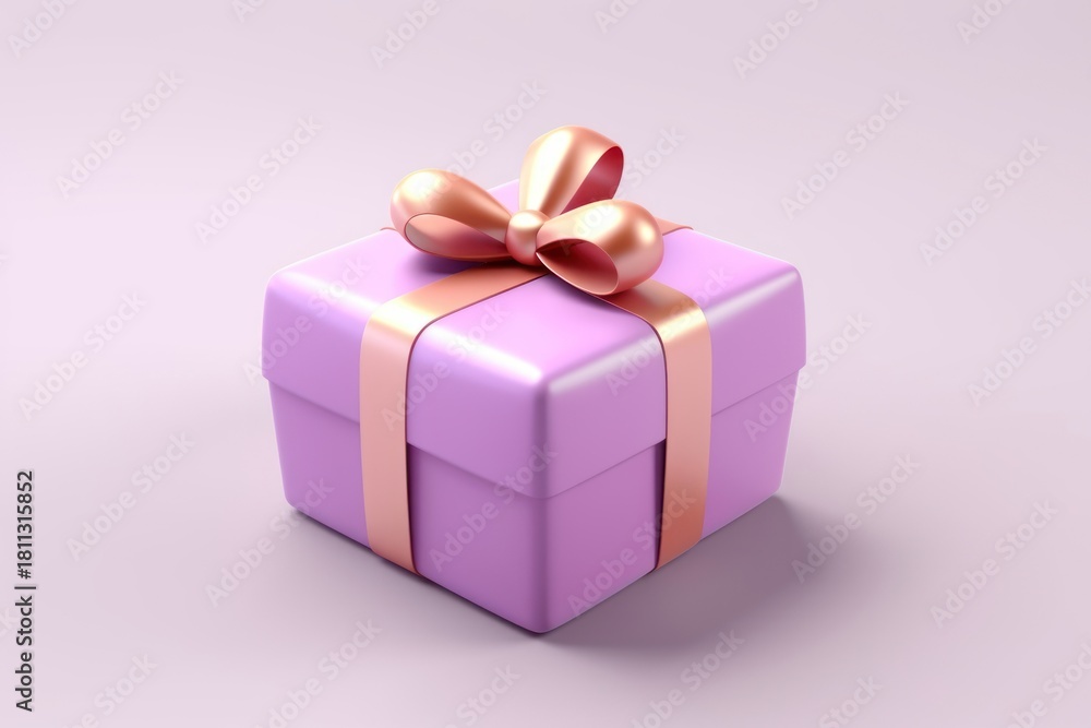 Fototapeta premium Anniversary gift box celebration decoration.