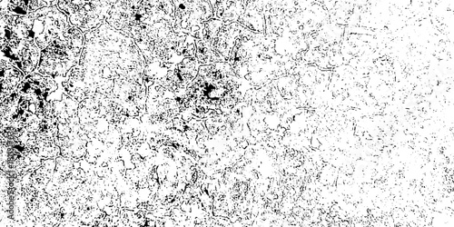 Grunge vintage white and black vector wall distressed dirty noise rust cracked pain background. messy dusty chalk splat dirt rusty noise overlay concrete wall texture background.	