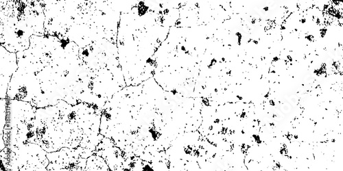 Grunge vintage white and black vector wall distressed dirty noise rust cracked pain background. messy dusty chalk splat dirt rusty noise overlay concrete wall texture background.	