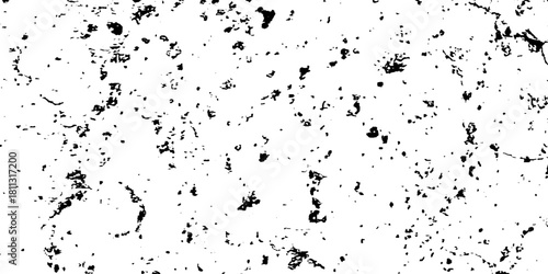 Grunge vintage white and black vector wall distressed dirty noise rust cracked pain background. messy dusty chalk splat dirt rusty noise overlay concrete wall texture background.	