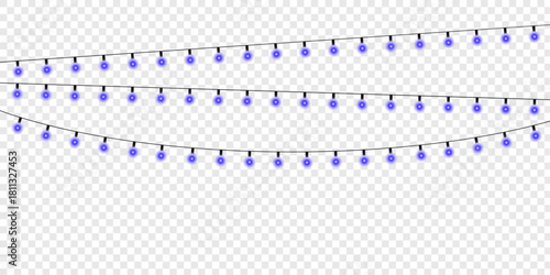 abstract blue line  Wedding lights with glowing effect design on background