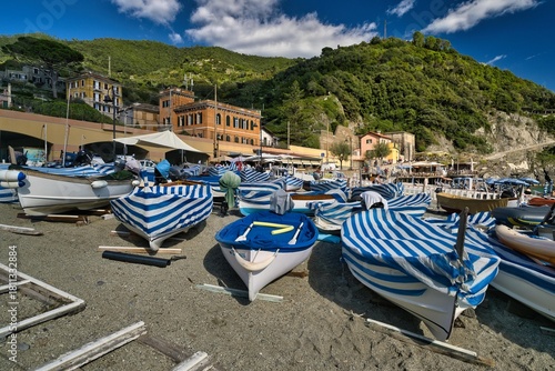 Fischerboote in Monterosso