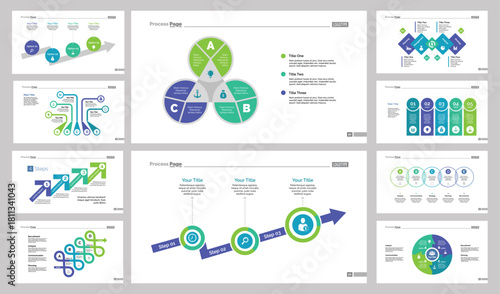 Ten Planning Slide Templates Set