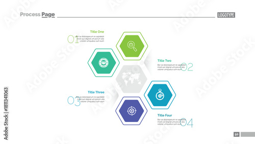 World business slide template