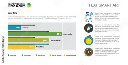 Astronomy Bar Chart Slide Template