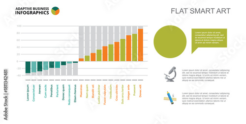 Engineering Bar Chart Slide Template