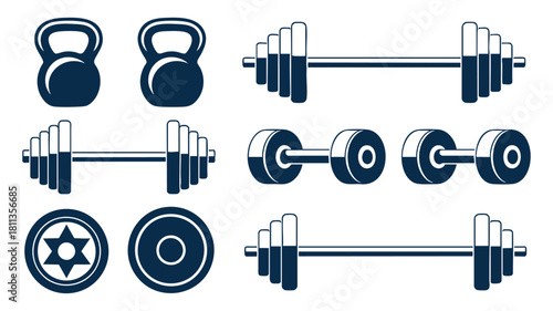 Workout weightlifting equipment