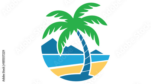 Tropical island beach vacation