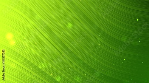 Vibrant green hues with dynamic lines and abstract texture detail. Suitable for environmental campaigns, technology ads, or modern designs. 