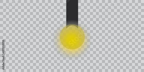 Vector transparent sunlight with sun glare. Overlay, Sun rays and glare, Sun, sunrays, light transitions, lens flare, light leaks and glare in PNG format. PNG sunlight flare. Golden flash, glare 