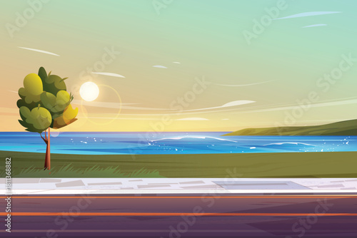 the road to the sea
