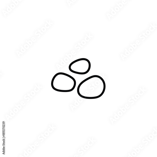 Jamarat Ritual Hajj Pebbles Icon