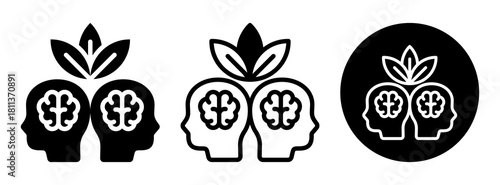 Mind Harmony Icon Collection Glyph & Mixed Style