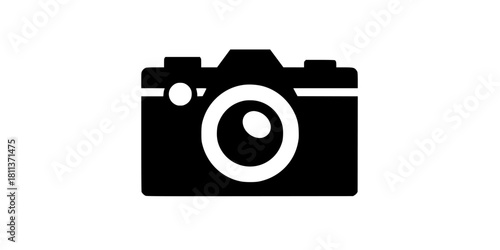 sleek, minimalist camera design. | Clean, isolated vector art for creative projects.