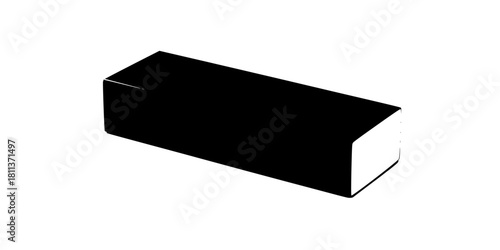 Eraser: Modern Artistic Elegance | Clean, isolated vector art for creative projects.