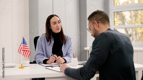 Wallpaper Mural Immigrant Interview For US Green Card With Immigration Lawyer Torontodigital.ca