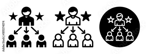 Sharing Experience Icon Collection Glyph & Mixed Style