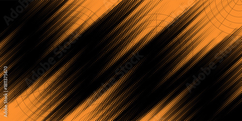 orange black brush Car sticker wrap pattern banner abstract sporty lines black orange color combination grunge brush pattern racing motorsport design.