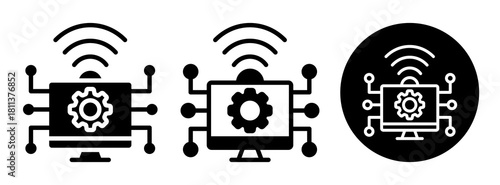 Smart System Icon Collection Glyph & Mixed Style