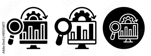 Data Engine Icon Collection Glyph & Mixed Style