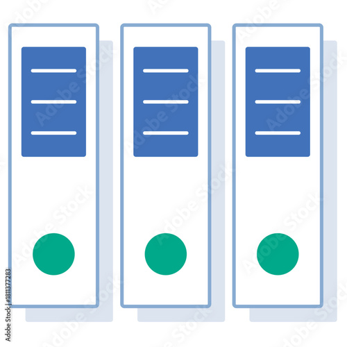Archive Icon, Document Archive, Historical Records, Data Repository, File Storage, ilustration, vector