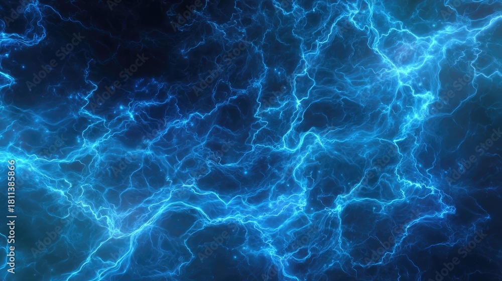 Fototapeta premium Swirling electric blue abstract design