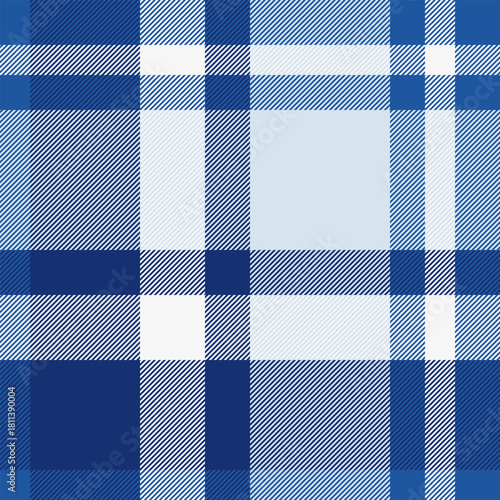 Revival background seamless tartan, ceremony fabric check vector. Hat texture plaid textile pattern in blue and light colors.