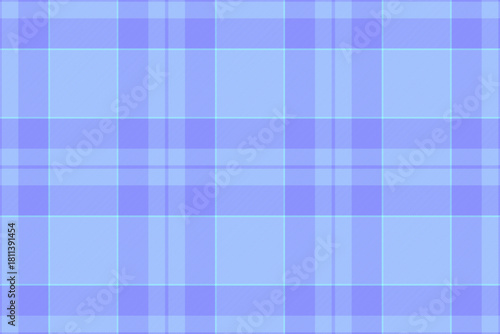 Golf pattern vector check, youth textile background seamless. Flowing fabric plaid tartan texture in blue and teal colors.