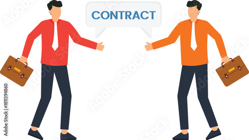 Businessman at crossroads signpost making a choice between multiple options. A concept for business strategy, decision making, career path direction, and corporate dilemma.