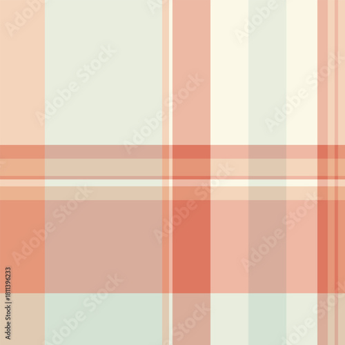 Difficult tartan pattern seamless, france check vector fabric. Cutout background texture plaid textile in light and orange colors.