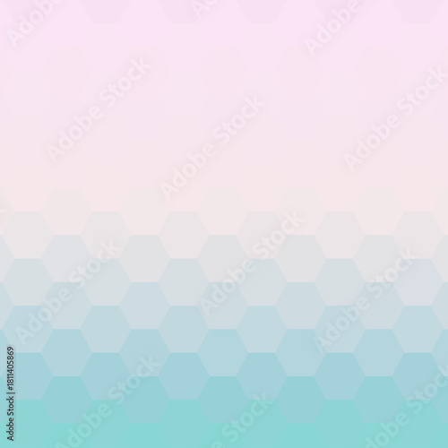 pastel hexagon background. polygonal style. eps 10