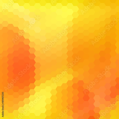 orange hexagon background. templates for presentations, brochures, banners and cards. eps 10