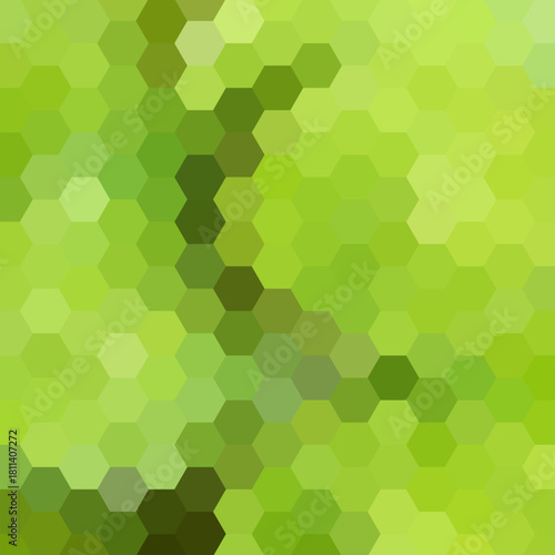 green colors. hexagon background. templates for presentations, brochures, banners and cards. eps 10