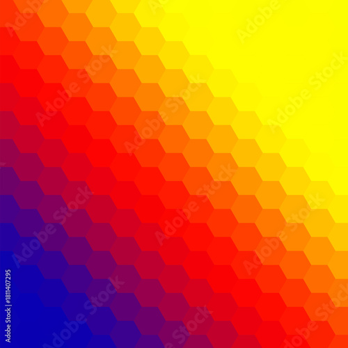 color hexagon background. vector illustration. eps 10