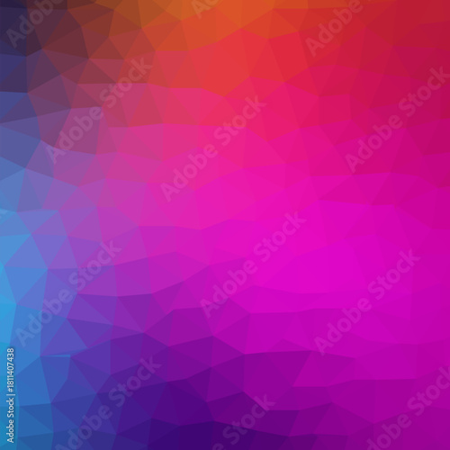 polygonal illustration, which consist of triangles. Triangular design for your business. Geometric background in Origami style with gradient. eps 10