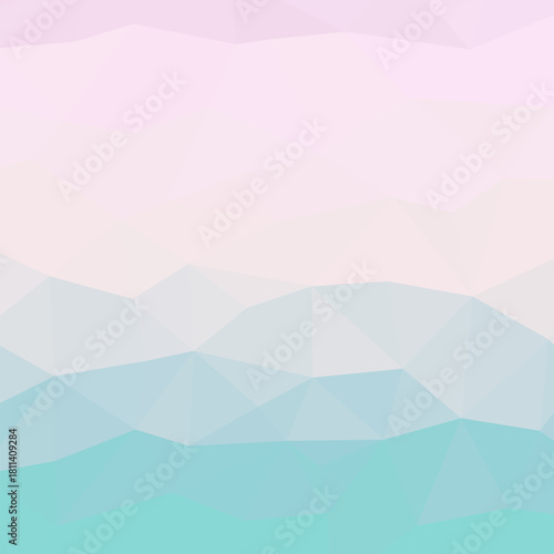 Low poly digital triangle elements geometric background. Triangular polygons kaleidoscope surface. Gradient texture low poly triangles presentation background pattern. eps 10