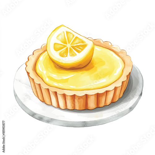 Lemon Tart Dessert Pastry Sweet Treat Bakery 1.