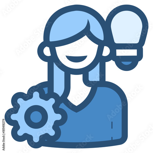 female entrepreneur icon