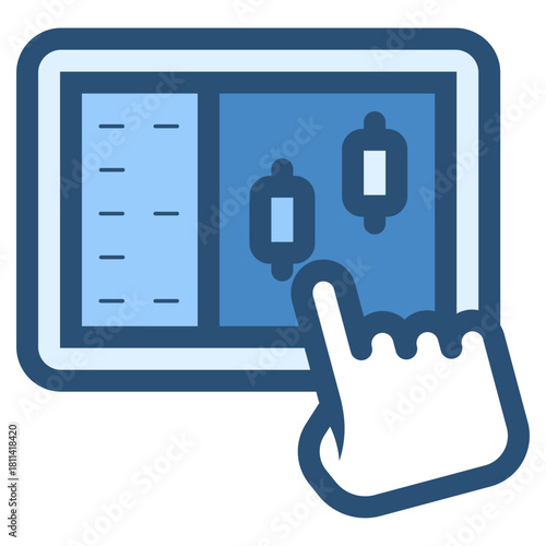 stock trading icon