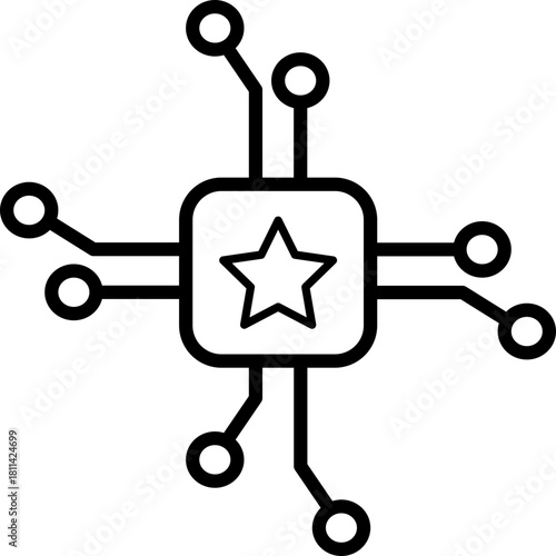 Optimal Quality Processor and Star Rating Icon