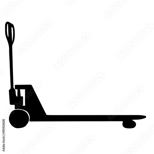 Warehouse Worker Pallet Jack