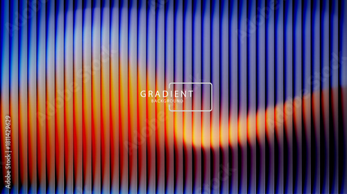 Futuristic neon gradient pattern with diagonal glowing lines blending smooth and radiant colors. Minimalistic abstract dark background perfect for creative digital tech designs. Vector illustration 