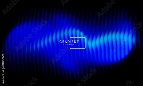 Futuristic neon gradient pattern with diagonal glowing lines blending smooth and radiant colors. Minimalistic abstract dark background perfect for creative digital tech designs. Vector illustration 