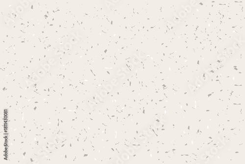 Light beige rice paper texture. Gritty grain background with speckles, flecks and particles Cream ecru washi paper with noise and dots 