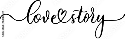 Text Font Love art design